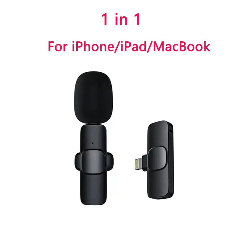 🎤 Upgrade Your Audio Game – Plug & Play Wireless Lavalier Mic