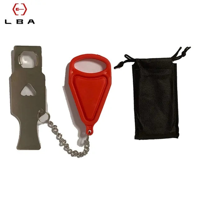 🔒 Portable Self-Defense Door Lock – Extra Protection in Seconds