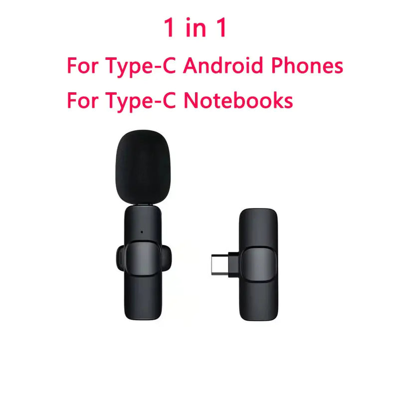 🎤 Upgrade Your Audio Game – Plug & Play Wireless Lavalier Mic