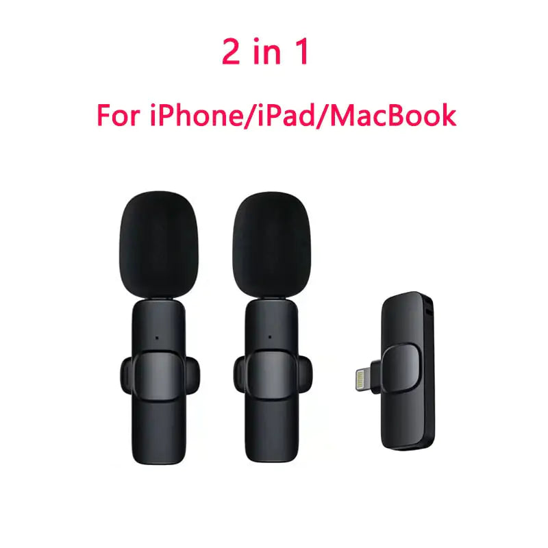 🎤 Upgrade Your Audio Game – Plug & Play Wireless Lavalier Mic