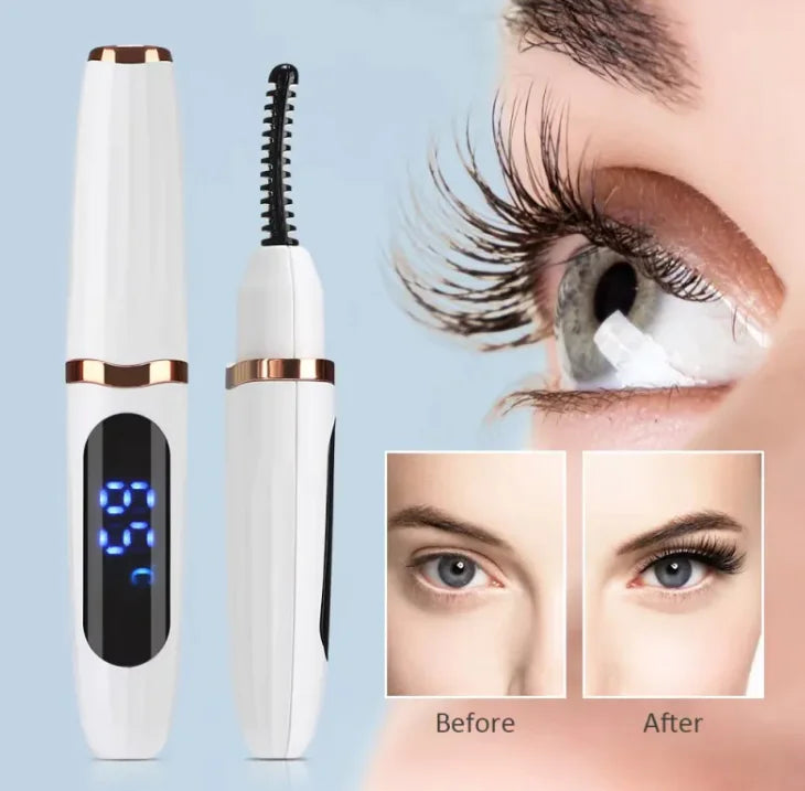 🔥 Roo Approved! Rechargeable Heated Eyelash Curler – Hot Lashes, Cool Vibes ✅