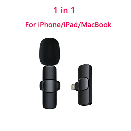 🎤 Upgrade Your Audio Game – Plug & Play Wireless Lavalier Mic